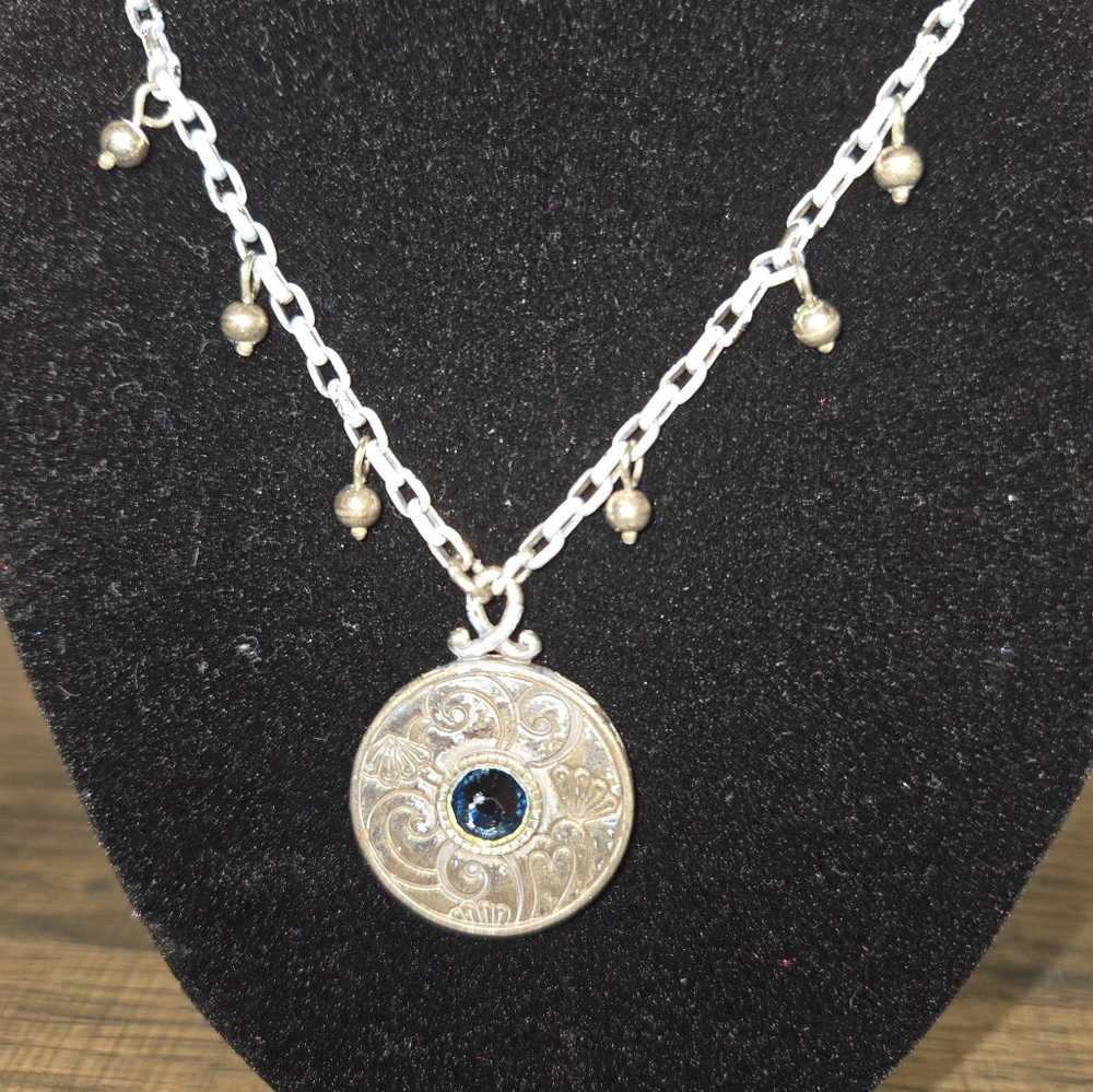 Brighton "Dream" Blue Crystal Necklace - Picture 2 of 4